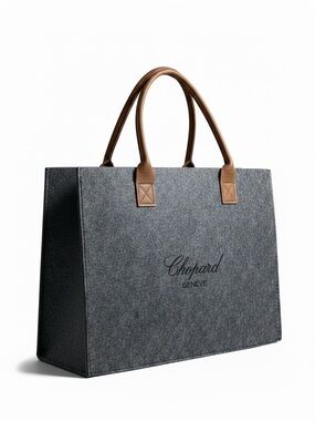 Chopard of Geneve Thick Felt Shopping Tote – Sturdy Designer Carryall